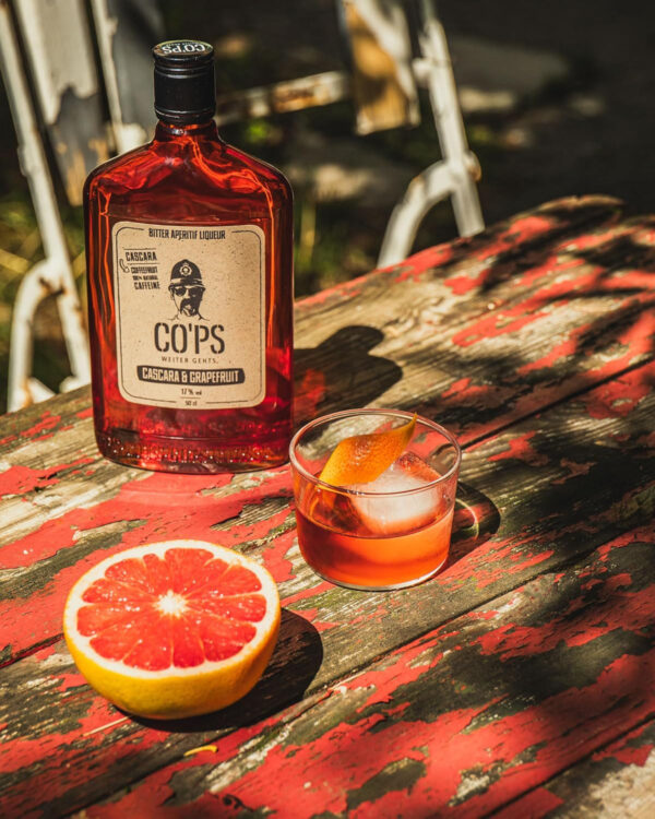 CO'PS weiter gehts - Bitter Aperitif Likör | Cascara - Grapefruit | Enthält natürliches Koffein der Kaffeekirsche | 1x0,5 l – Bild 3
