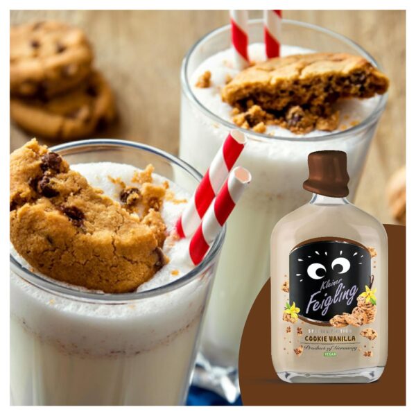 Kleiner Feigling Cookie Vanilla – Veganer Creamlikör mit Schokokeks-Vanille-Geschmack, 15 % Vol. | Perfekt für jede Feier – Bild 2