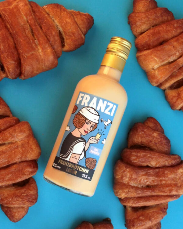 Franzi Vegan/Franzbrötchen Likör/Samtig weicher Sahnelikör/Geschmack von Zimt & karamellisiertem Zucker/Franzbrötchengenuss ganz ohne Krümel / 15% Vol. / 500 ml – Bild 10