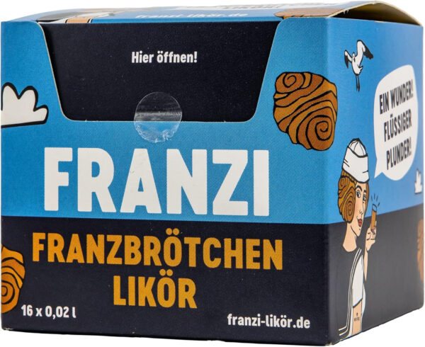 Franzi Vegan/Franzbrötchen Likör/Samtig weicher Sahnelikör/Geschmack von Zimt & karamellisiertem Zucker/Franzbrötchengenuss ganz ohne Krümel / 15% Vol. / 500 ml – Bild 14