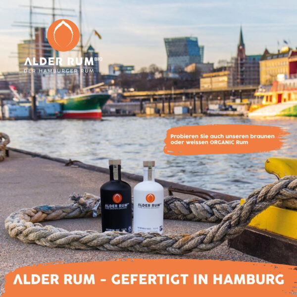 ALDER "MOIN MANDY" - Der Hamburger Mandelhörnchen-Likör mit Lübecker Marzipan | 500 ml | 15% Vol. | Das Hamburger Original | 100% Bio & Vegan | Made von uns: Organic Distillers Hamburg – Bild 7