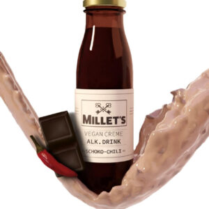 MILLET'S - Vegan Creme Likör - SchokoChili/Cremiger Alkohol mit feiner Chilinote/Dezente Schärfe