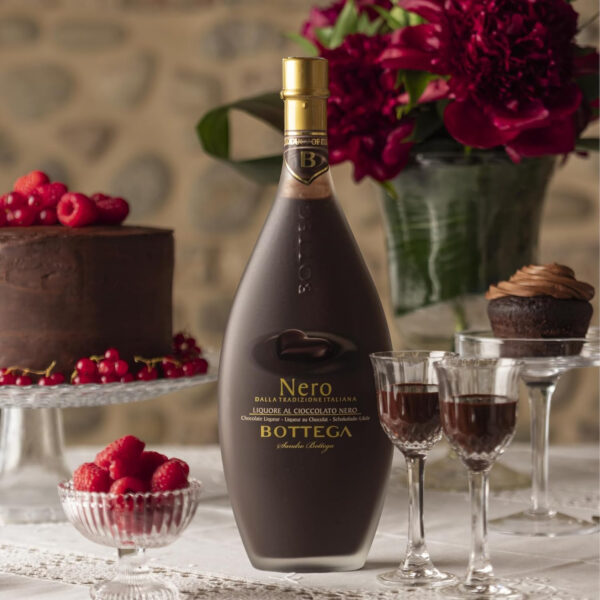 Bottega Nero Schokoladen Likör Vegan – Cremiger Schokoladengenuss, 500ml – Bild 3