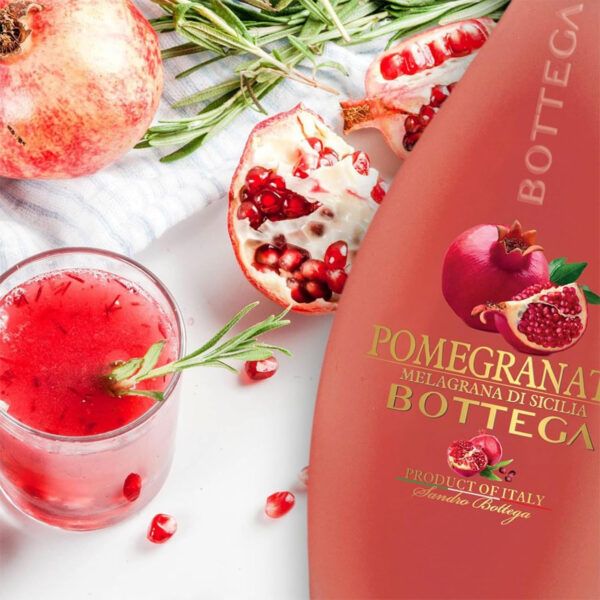Bottega Pomegranate Granatapfel Likör Vegan mit Grappa – Fruchtiger Genuss aus Sizilien, 500ml – Bild 2