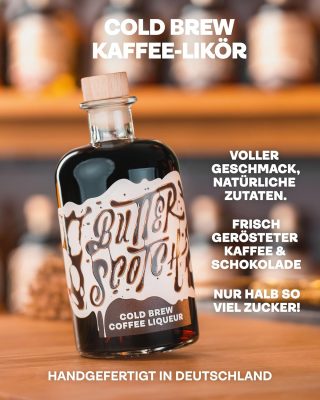 Butterclub – Butterscotch Kaffeelikör – Cold Brew Coffee Liqueur 20_ Vol. (1 x 0.5 l) Vegan Butterclub - Butterscotch Kaffeelikör - Cold Brew Coffee Liqueur 20_ Vol. (1 x 0.5 l) Vegan