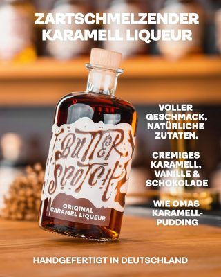 Butterclub – Butterscotch Karamell Likör – Original Caramel Liqueur 20_ Vol. (1 x 0.5 l) Vegan Butterclub - Butterscotch Karamell Likör - Original Caramel Liqueur 20_ Vol. (1 x 0.5 l) Vegan