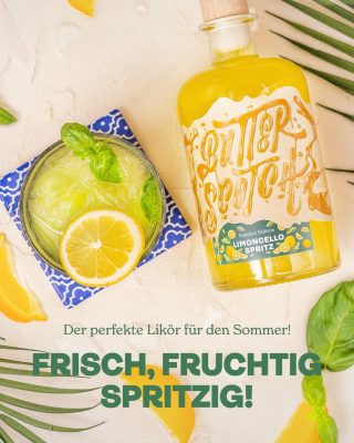 Butterclub – Butterscotch Limoncello Spritz Likör – Limoncello Liqueur – 20_ Vol. (1 x 0.5 l) Vegan Butterclub - Butterscotch Limoncello Spritz Likör - Limoncello Liqueur - 20_ Vol. (1 x 0.5 l) Vegan
